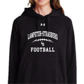 LSYF-40 Under Armour Women's Black Fleece Hooded Sweatshirt