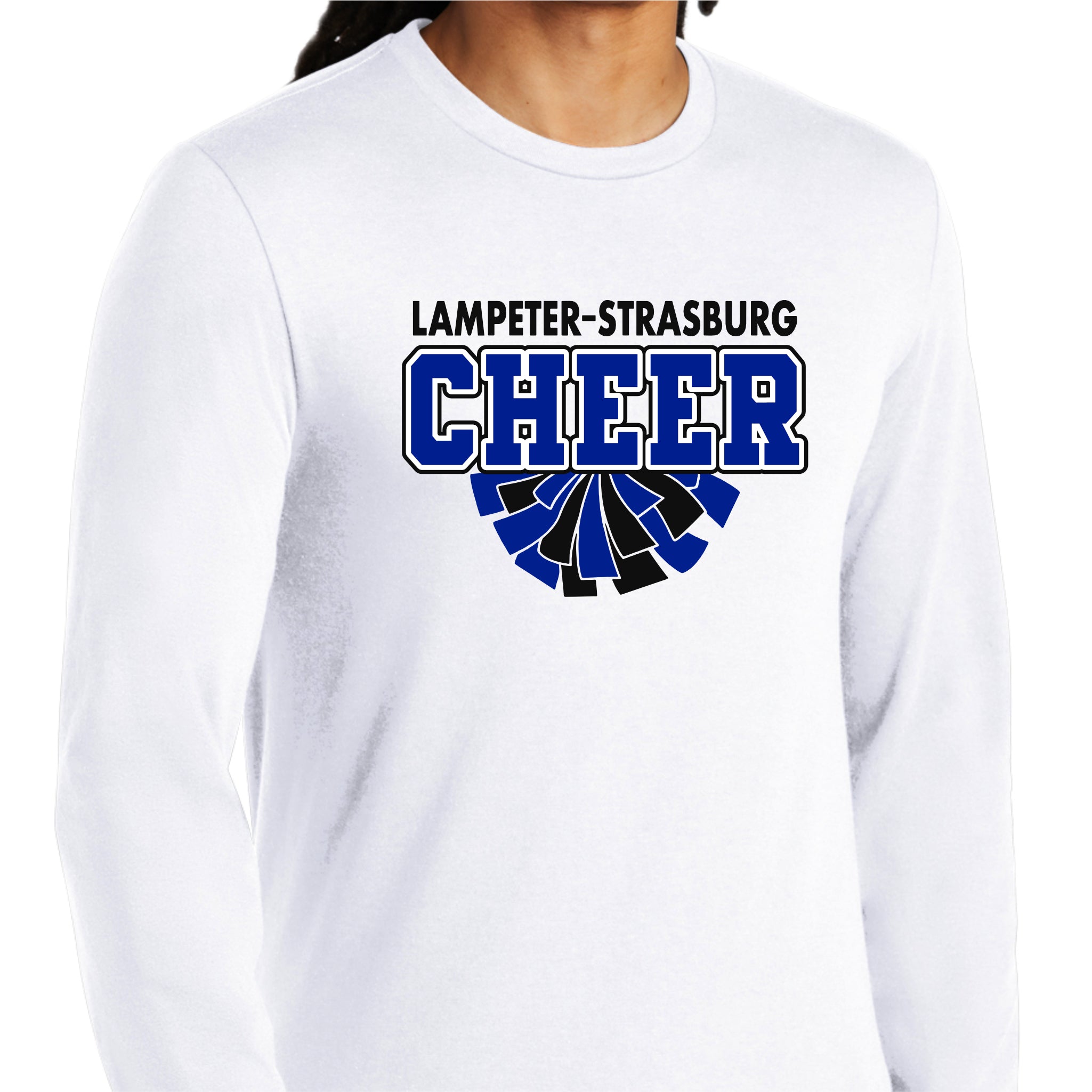 LSCH-09 White Long Sleeve Soft Tee