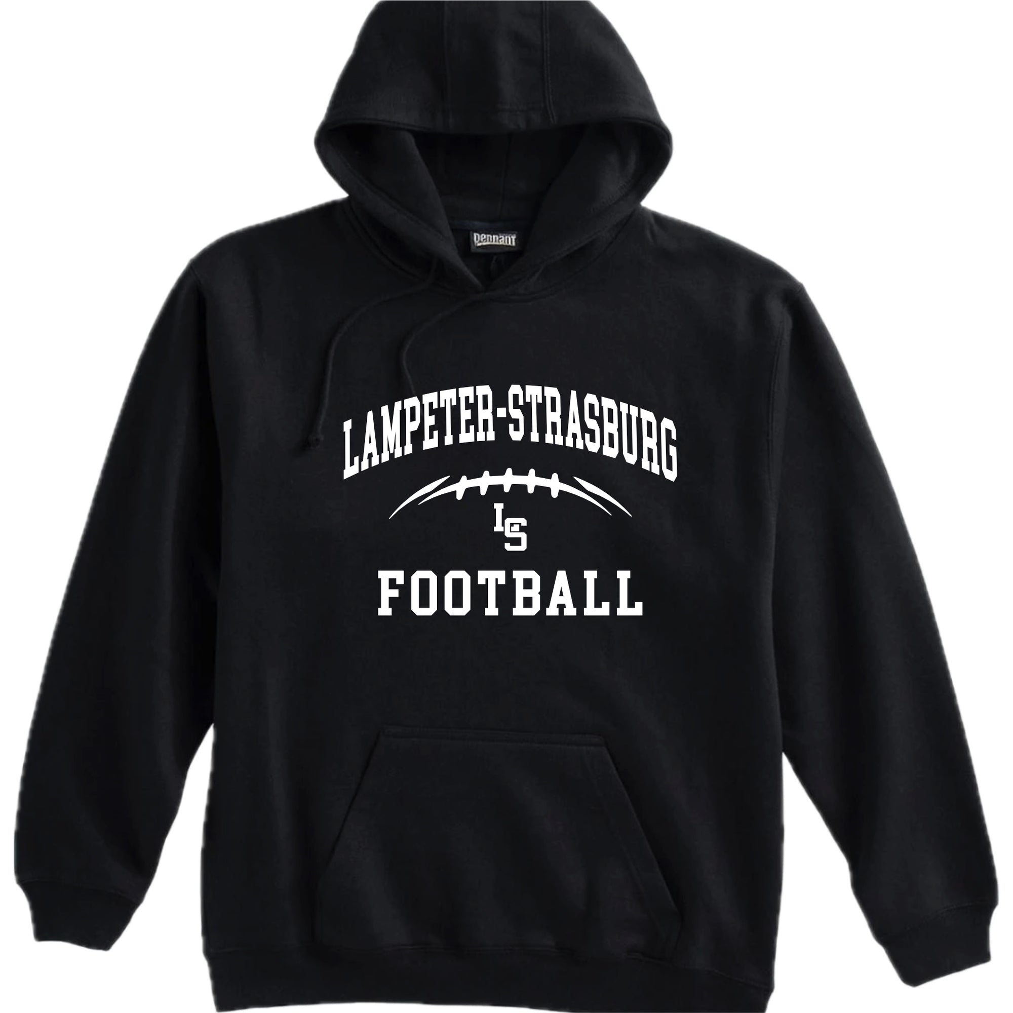 LSYF-34 Black Fleece Hooded Sweatshirt