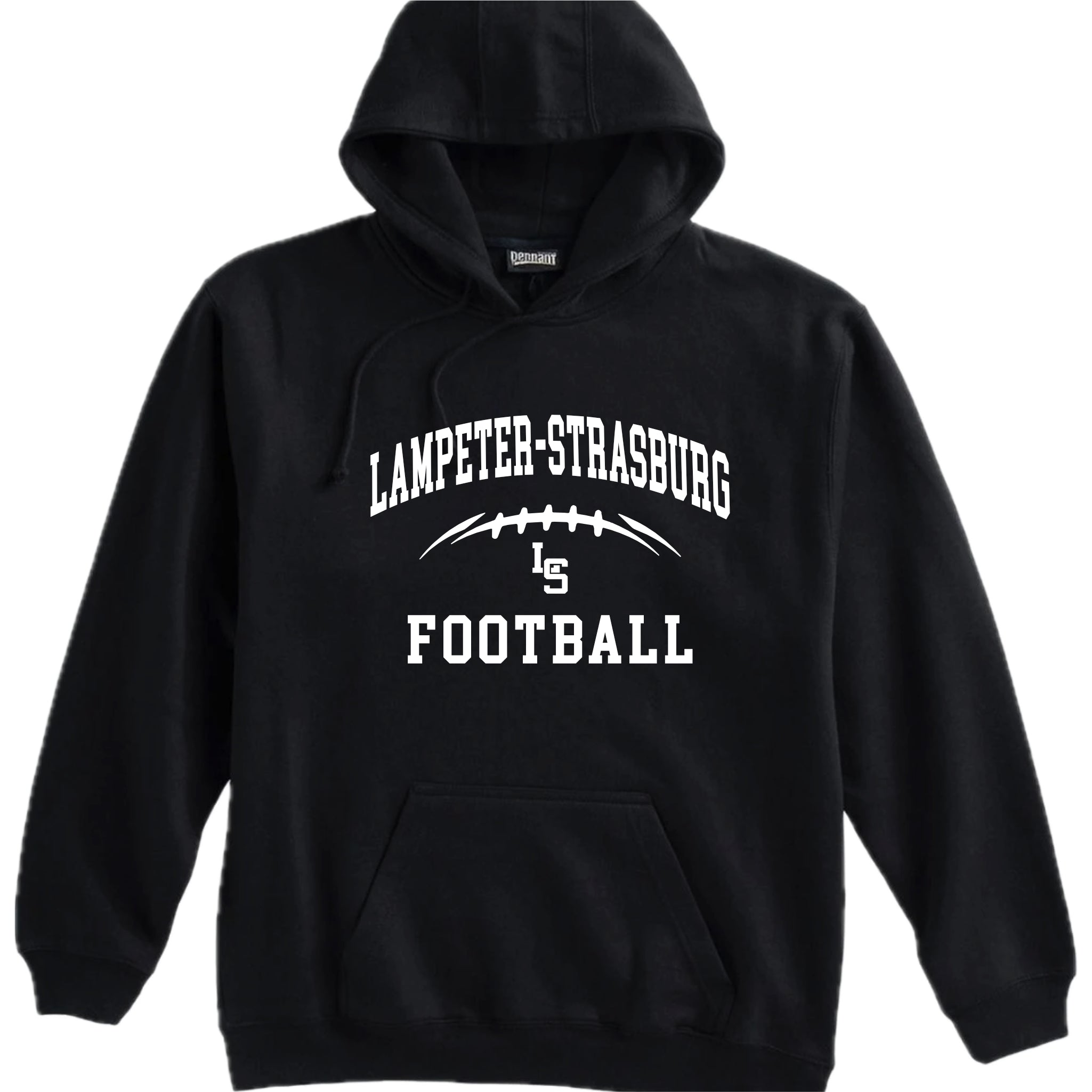 LSYF-34 Black Fleece Hooded Sweatshirt