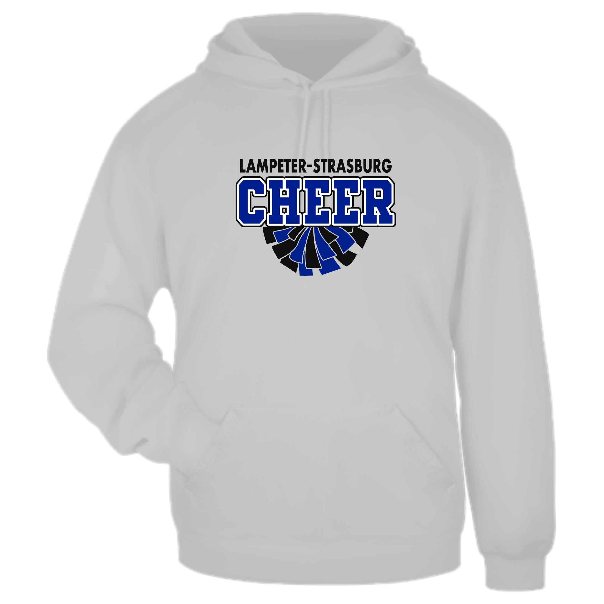 LSCH-15 White Hooded Sweatshirt