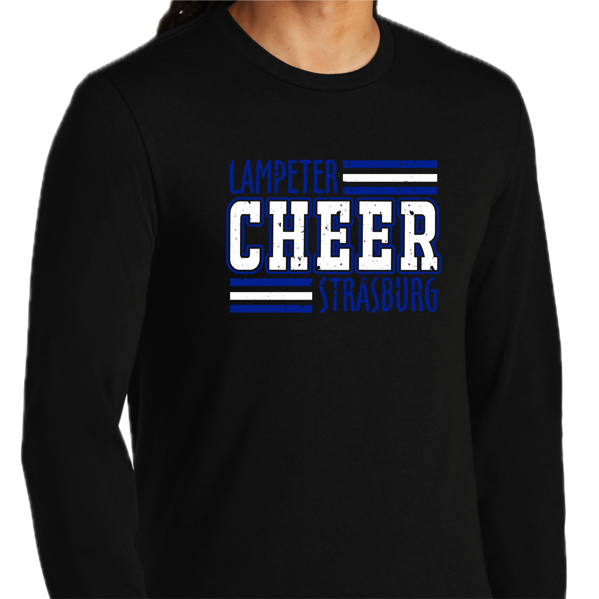 LSCH-08-2 Black Long Sleeve Soft Tee