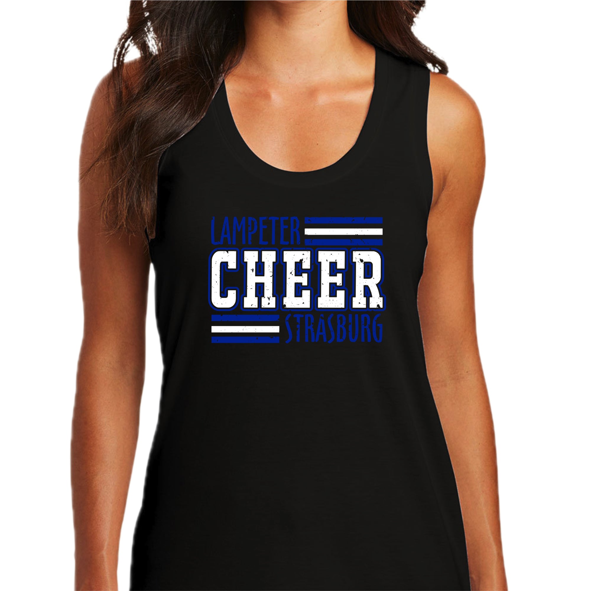 LSCH-11-2 Women's/Girl's Black Tank
