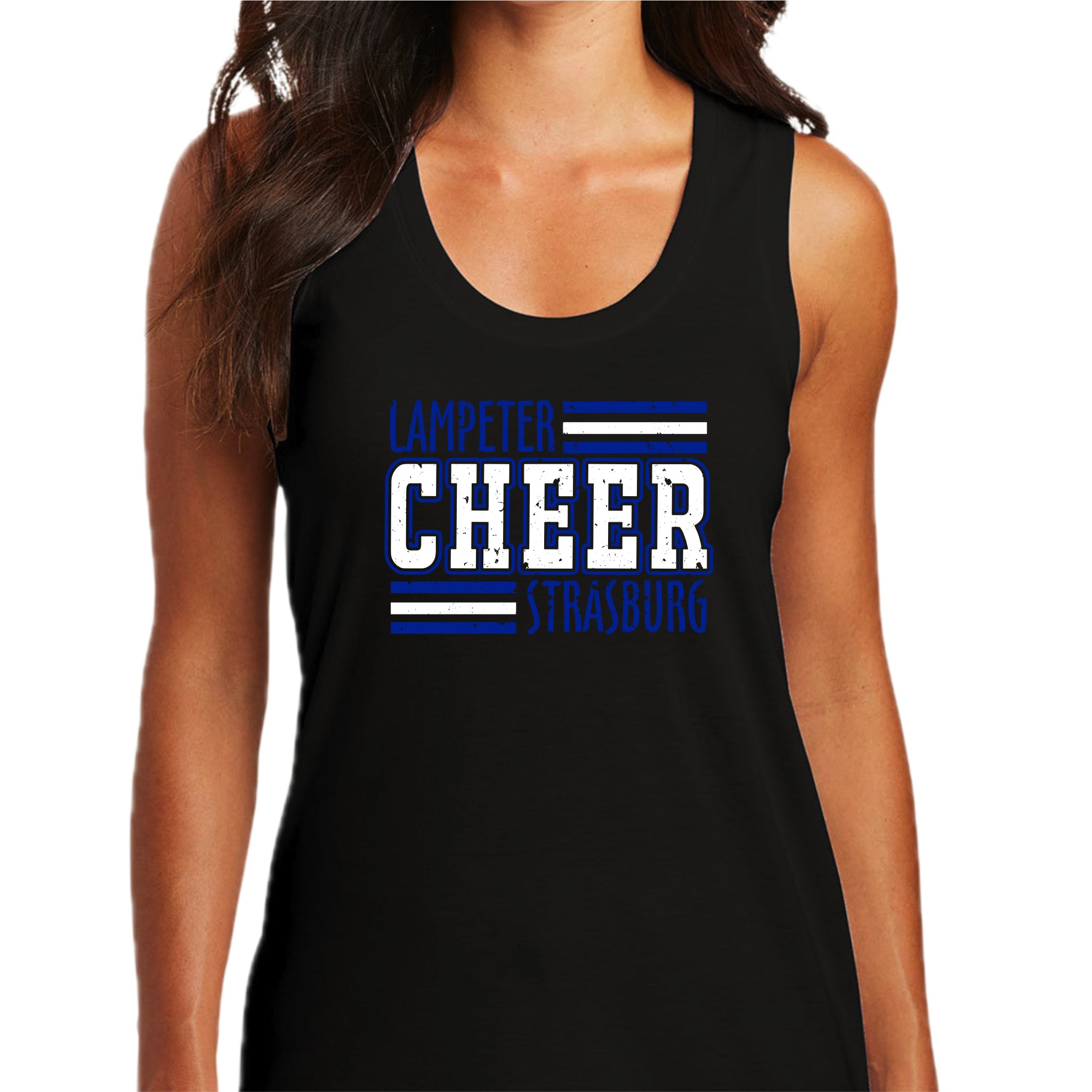 LSCH-11-2 Women's/Girl's Black Tank