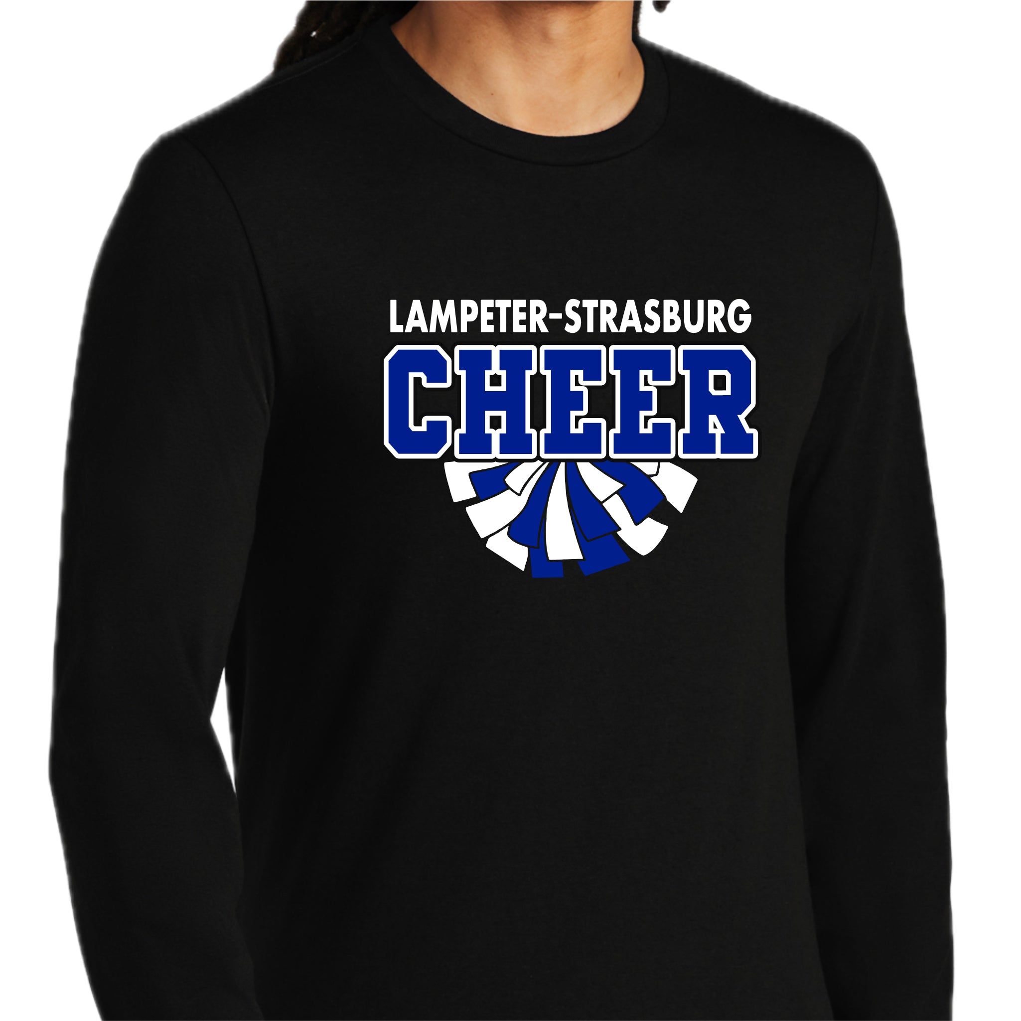 LSCH-08 Black Long Sleeve Soft Tee