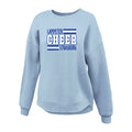LSCH-17-2 Women's Blue Curve Bottom Crewneck
