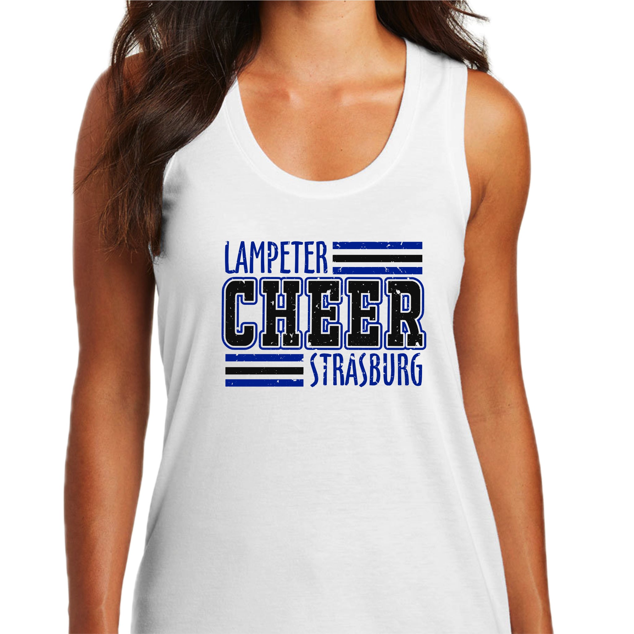 LSCH-12-2 Women's/Girl's White Tank