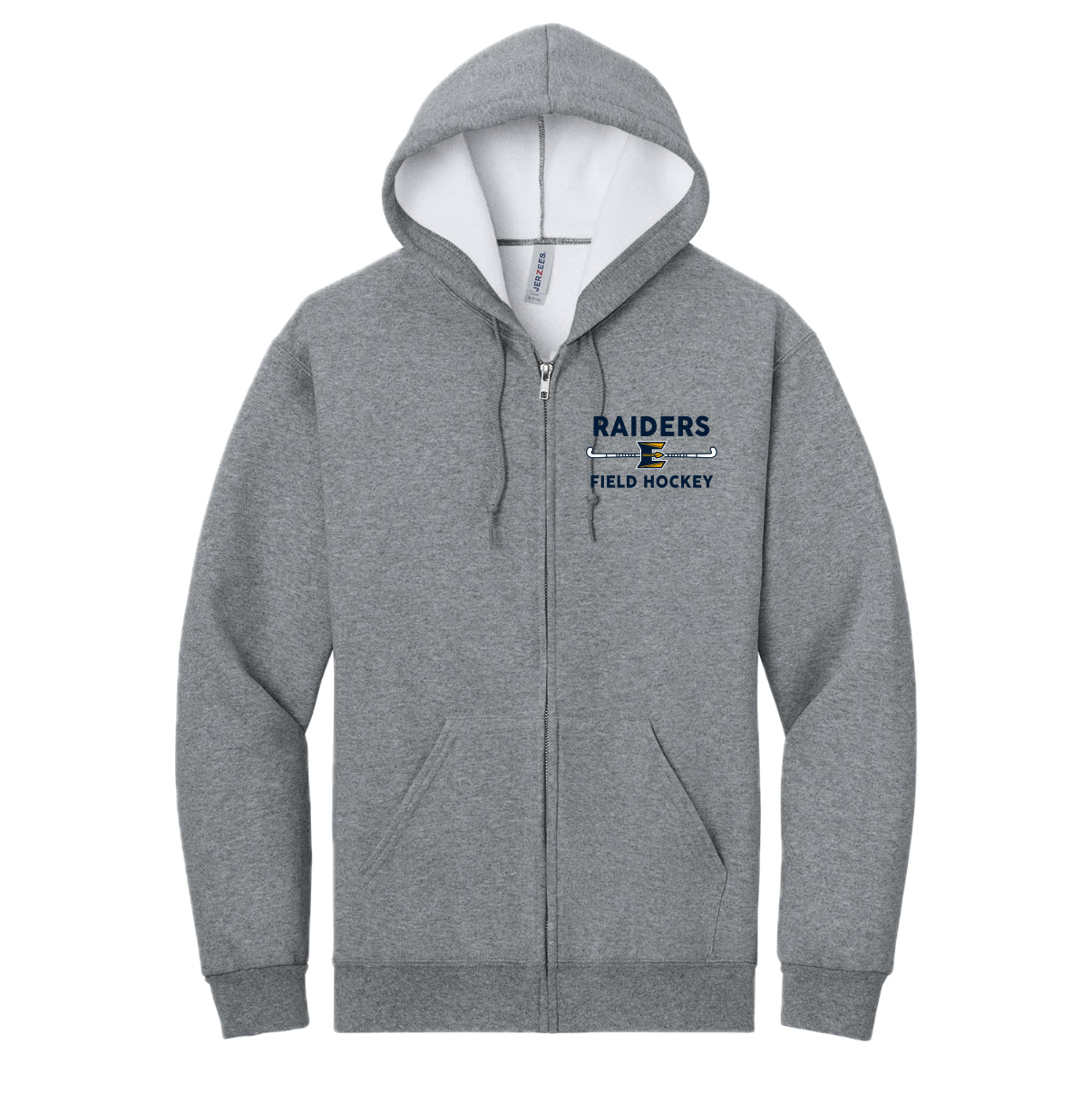 EFH03-31 Heavyweight Grey Full Zip Hoody