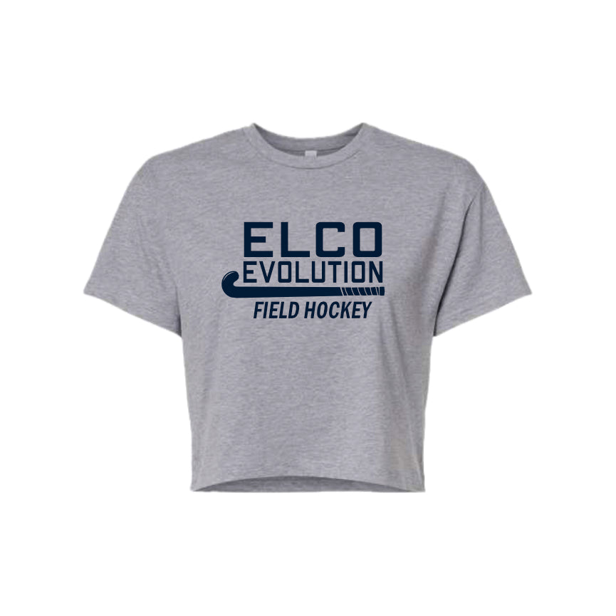 ELEV-07 Women's Heather Grey Crop Tank