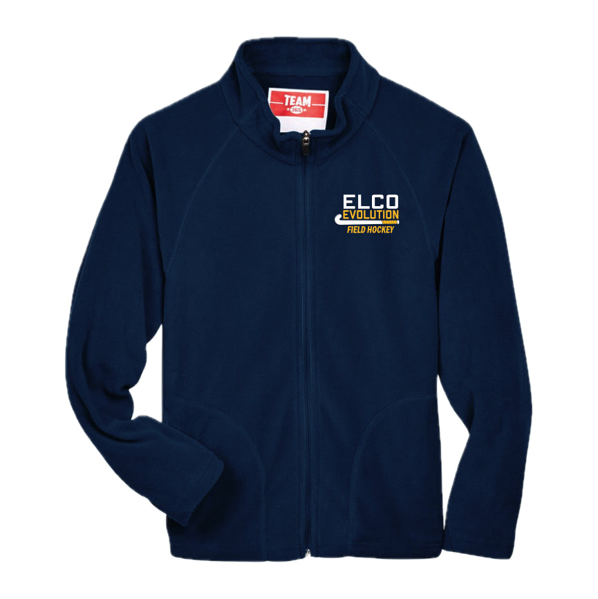 ELEV-14 Navy Full Zip Microfleece