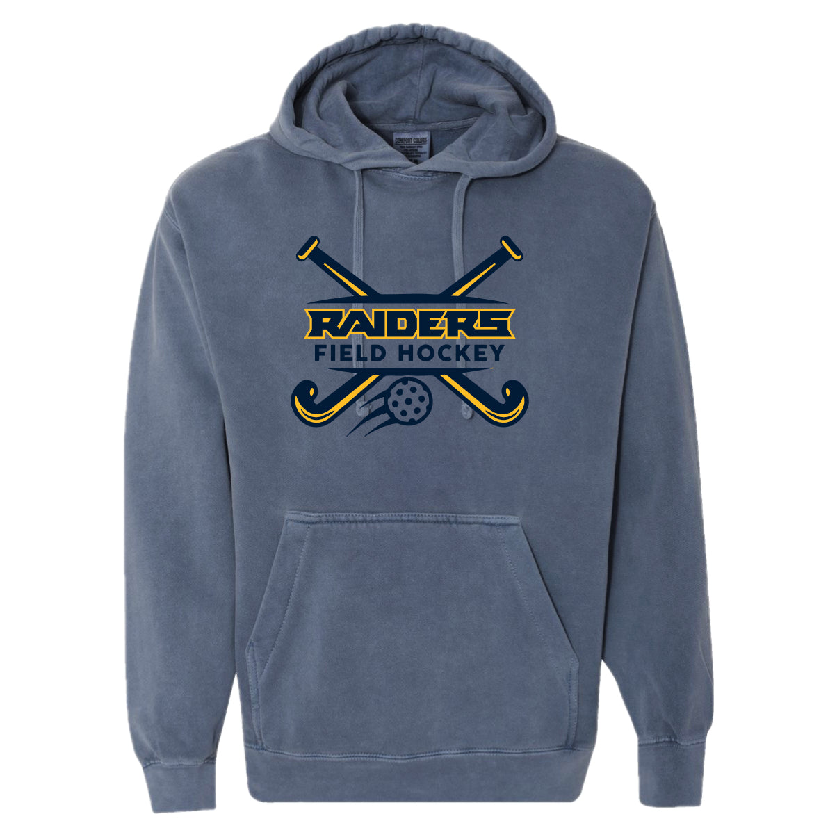 EFH03-17 Comfort Colors Blue Jean Hoody