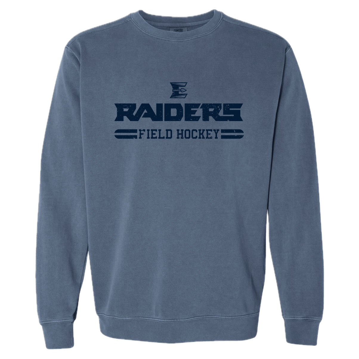 EFH03-10 Comfort Colors Blue Jean Crewneck Sweatshirt