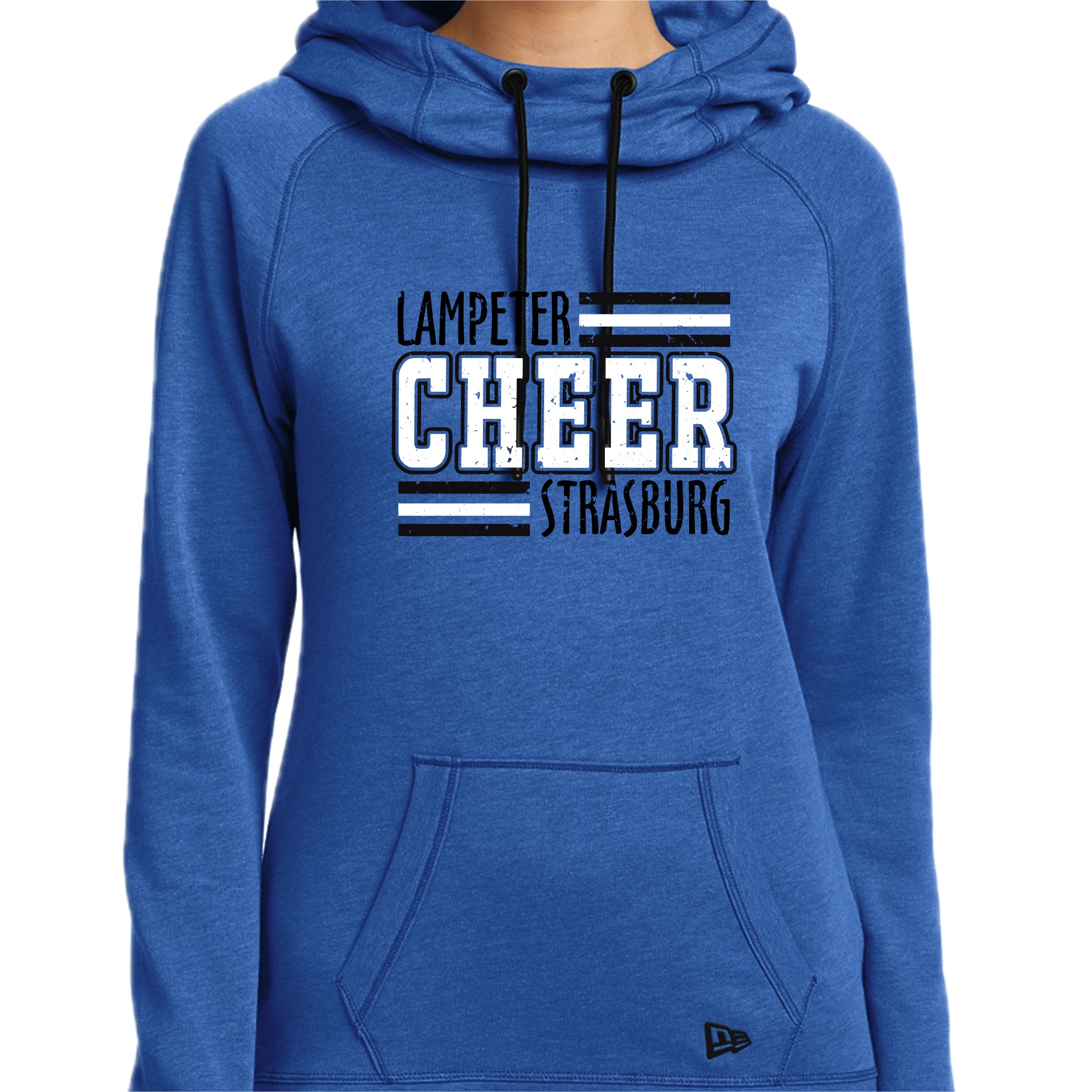 LSCH-16-2 Women's Heather Royal New Era Hoody