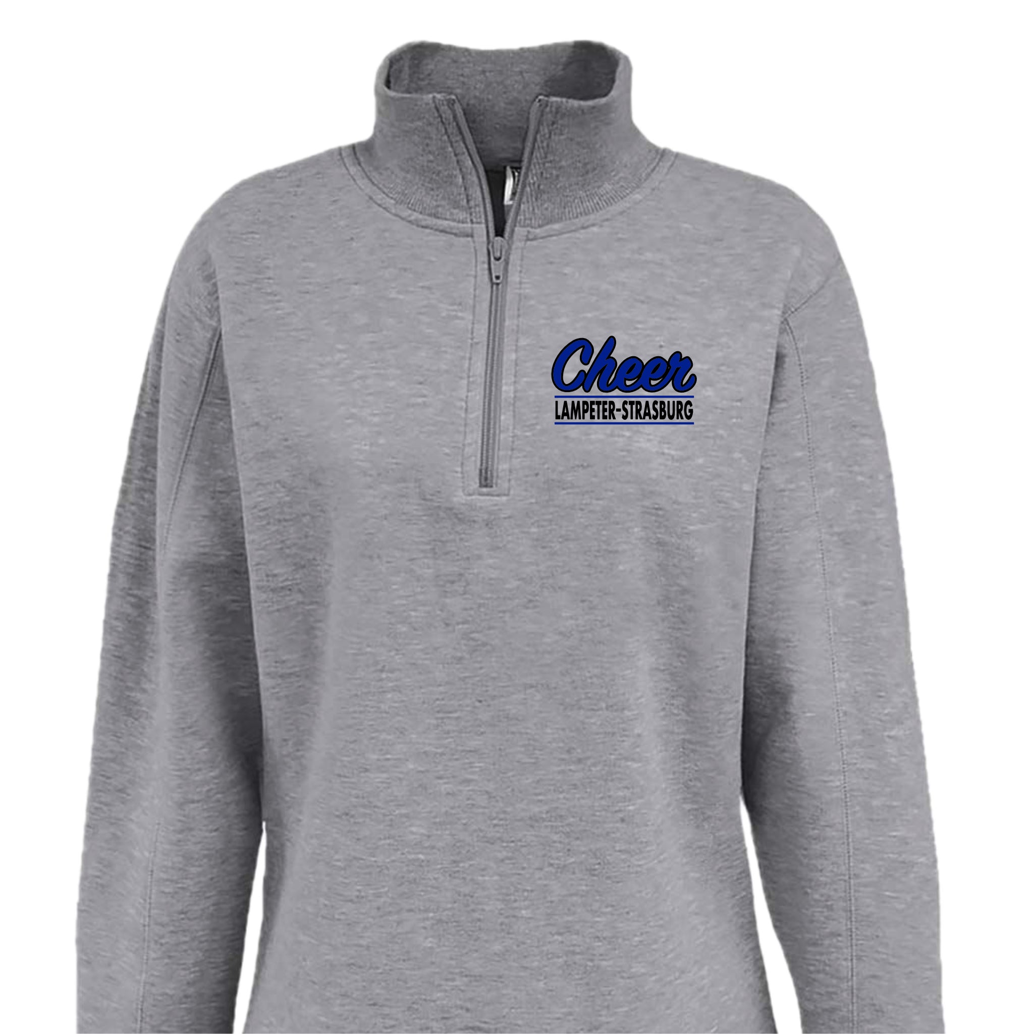 LSCH-23 Women's Grey Fleece 1/4 Zip