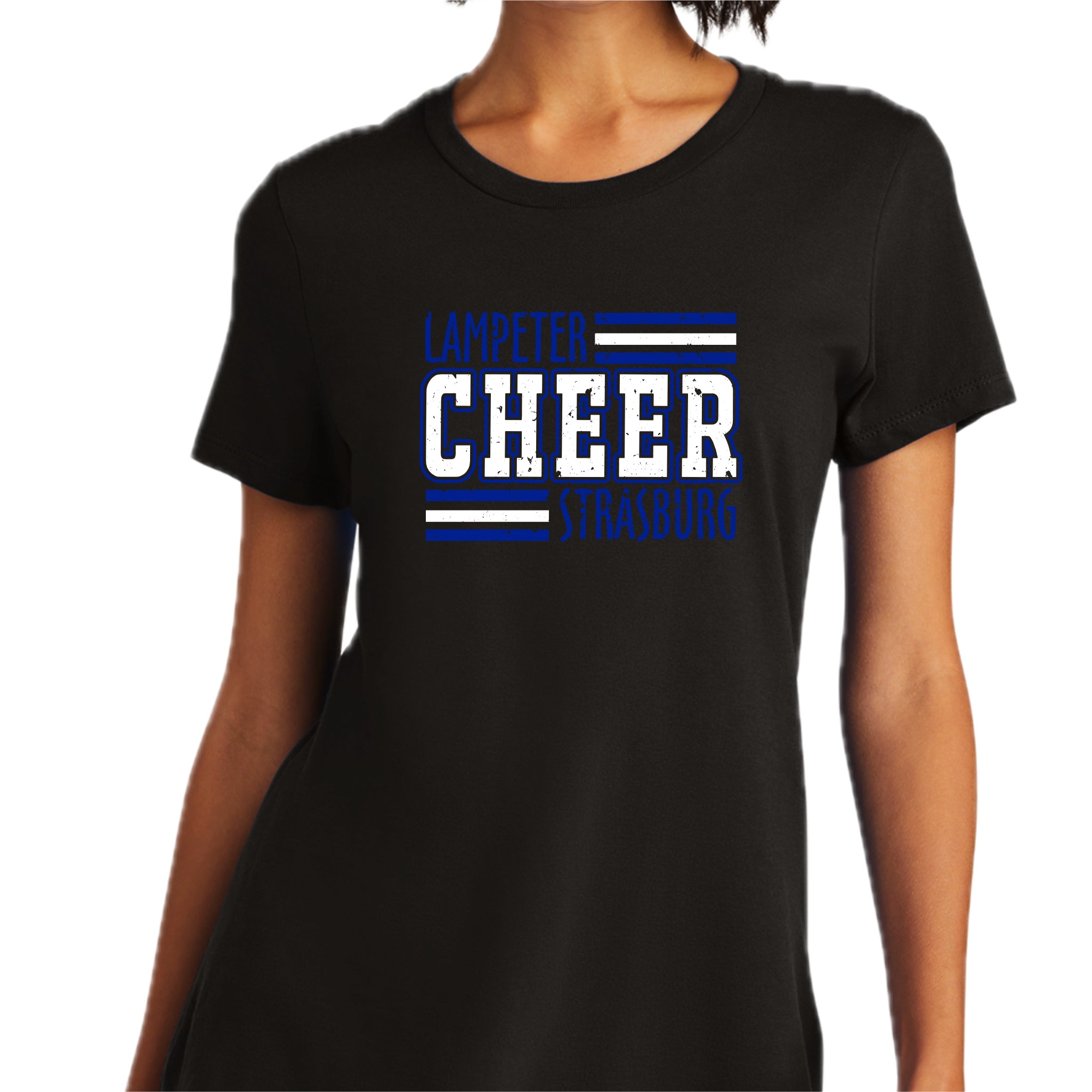 LSCH-04-2 Women's Black Short Sleeve Soft Tee