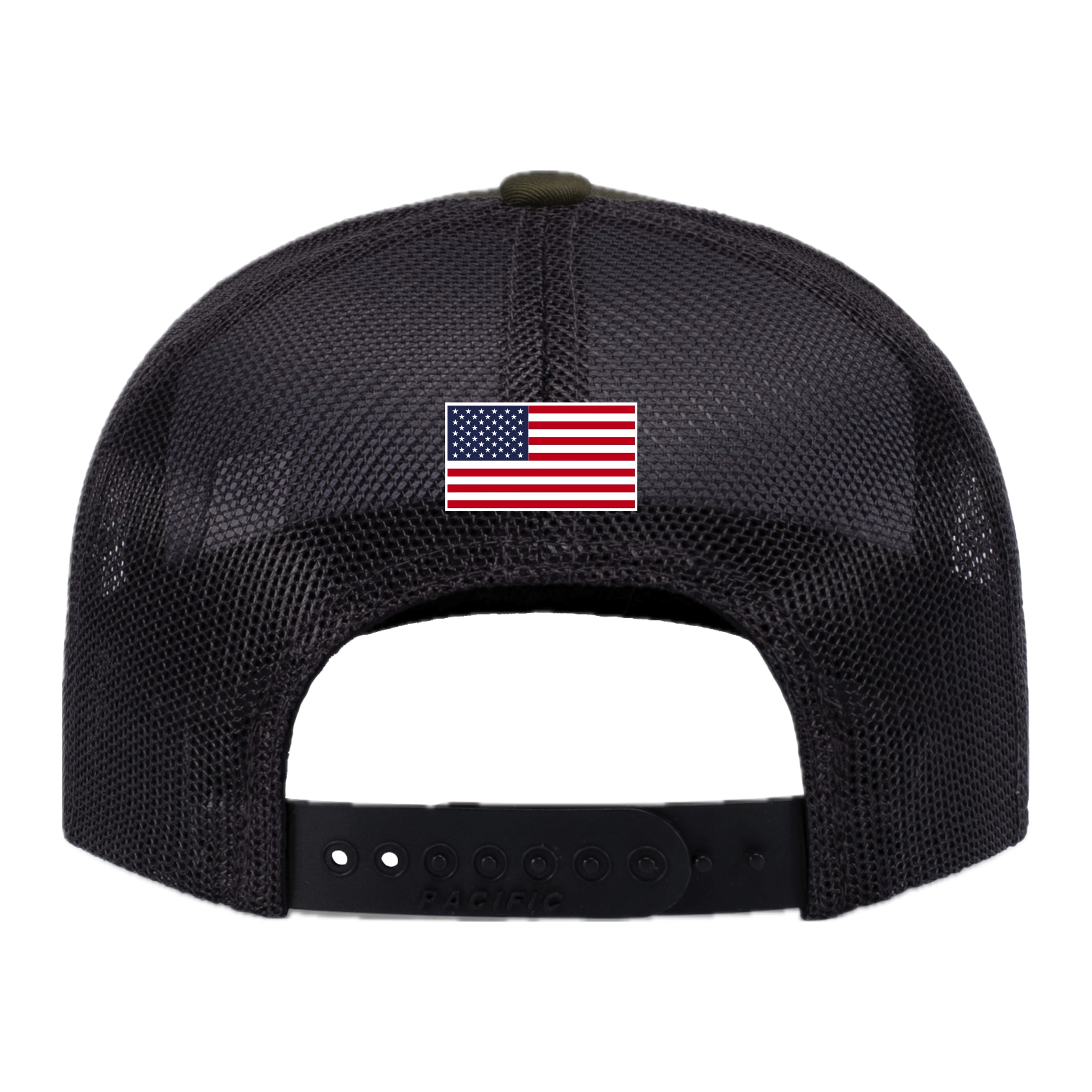 PS001-08 Moss Green / Charcoal Trucker Hat