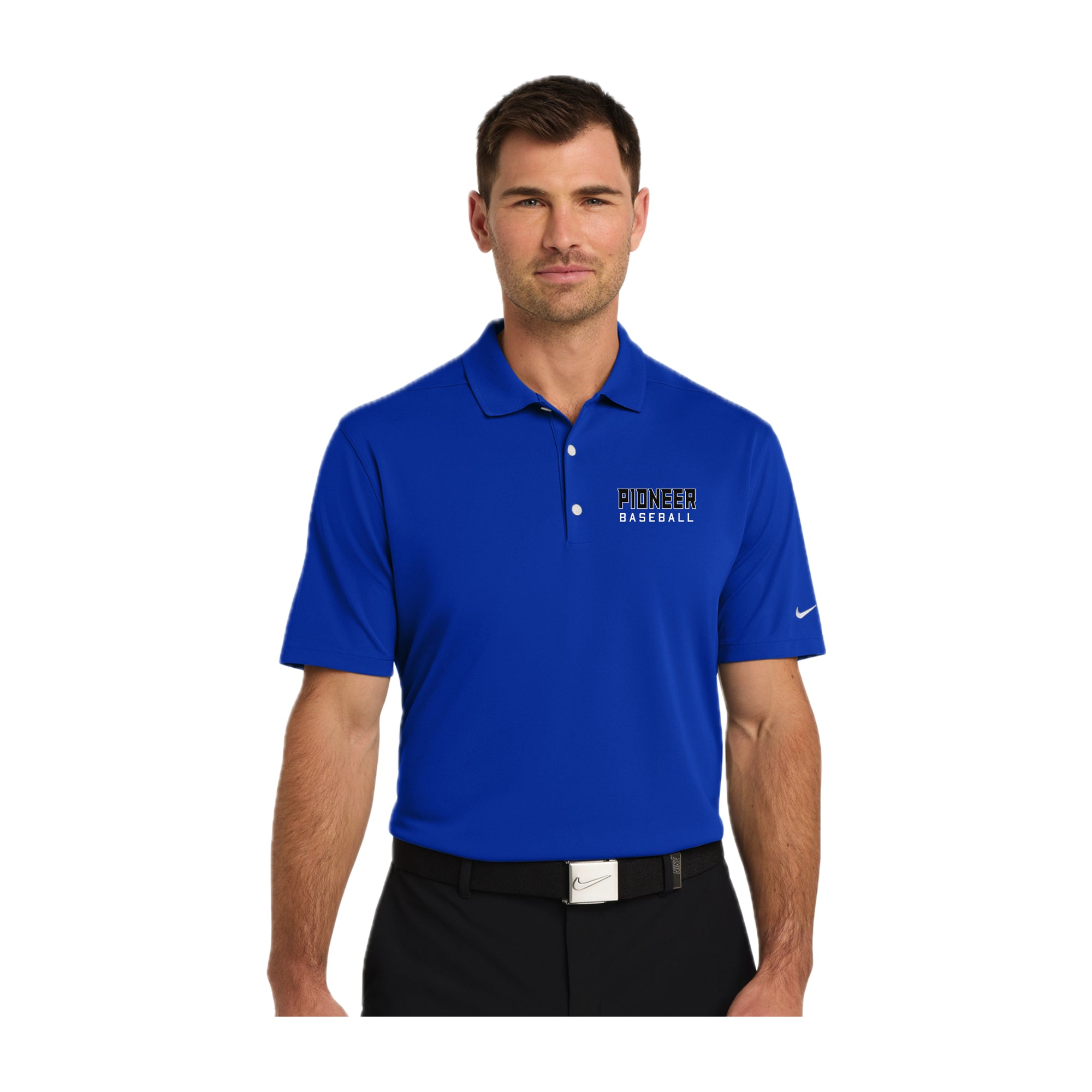 LSHS0225-23  Nike Royal Performance Polo