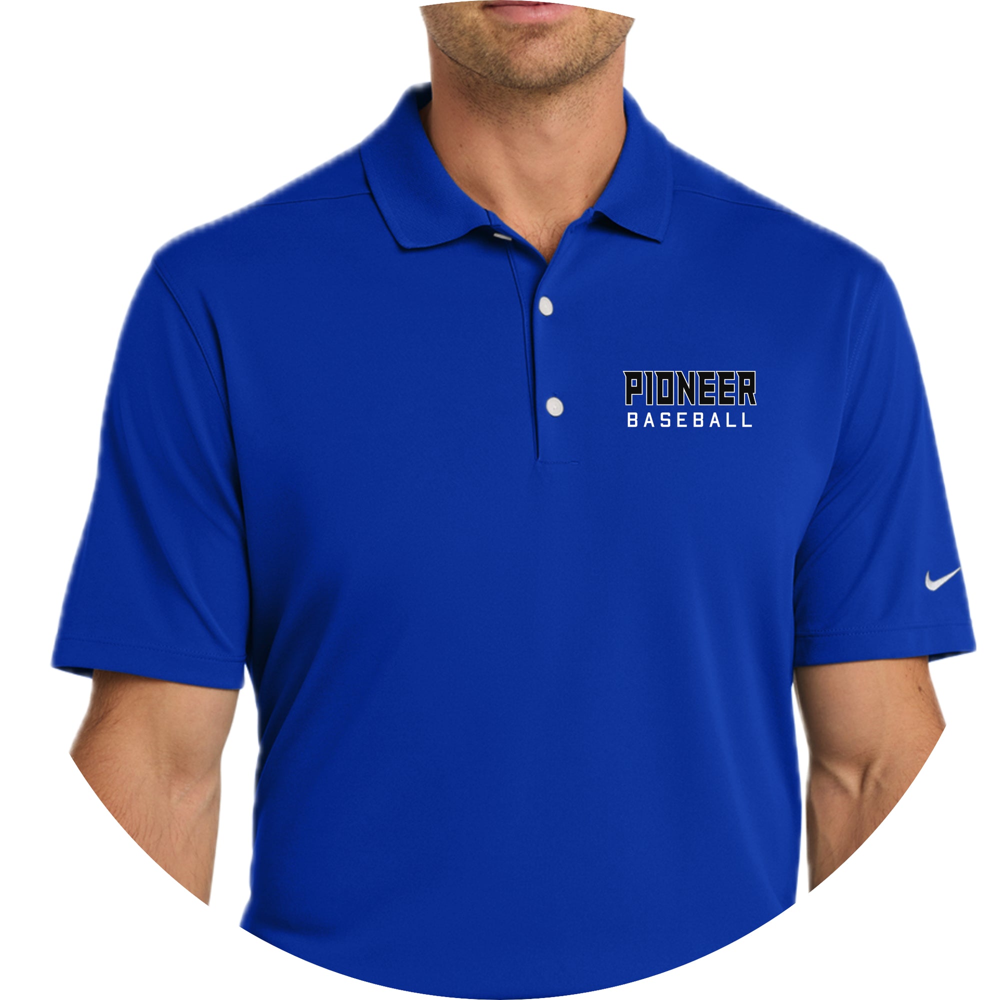 LSHS0225-23  Nike Royal Performance Polo