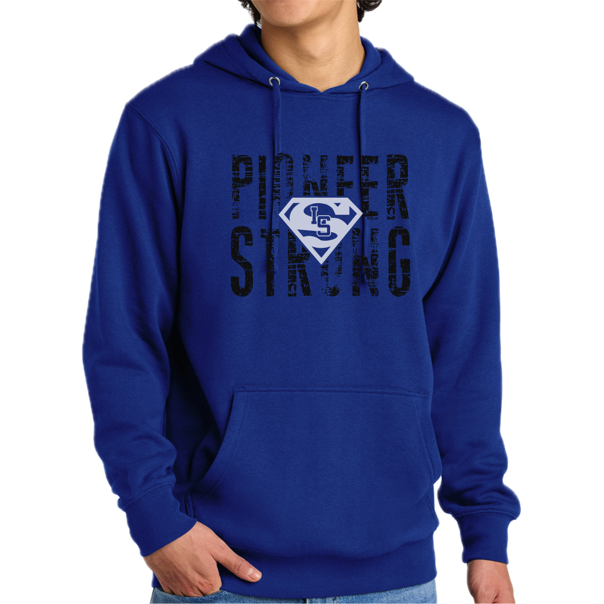 PS002-11 Royal Hooded Sweatshirt