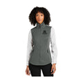 KHASH01-01 Ladies Graphite Smooth Fleece Vest
