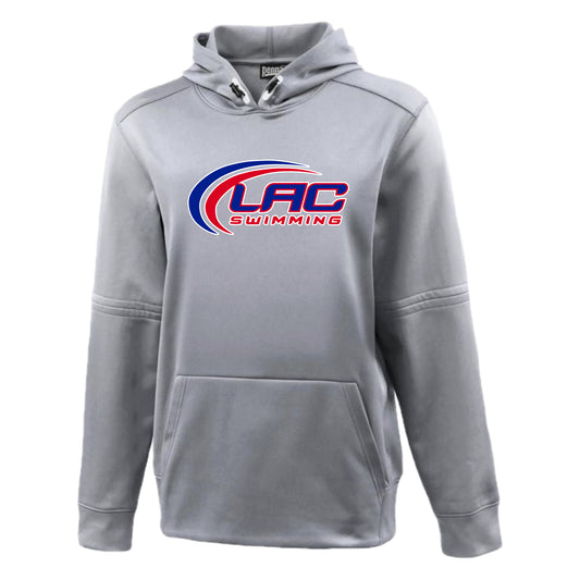 LACSH002-11 Silver Hooded Sweatshirt