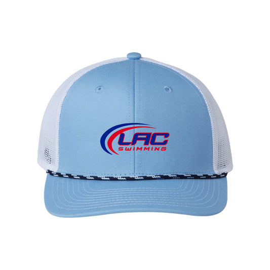 LACSH002-14 Col Blue/White Trucker Cap