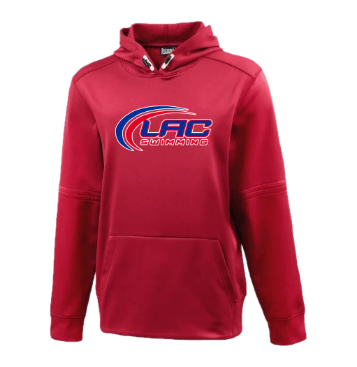LACSH008 - 14 Red Performance Hooded Sweatshirt