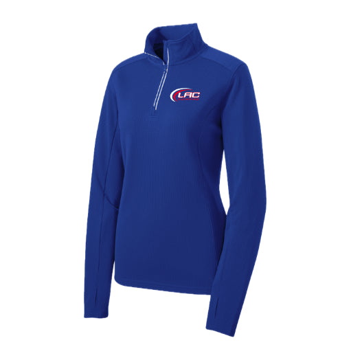 LACSH008 - 16 True Royal Ladies Performance 1/4 Zip