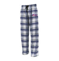 LACSH008 - 21 White/Navy Flannel Pant