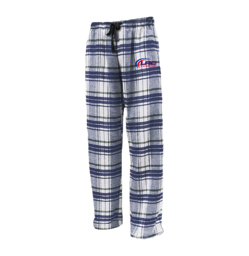 LACSH008 - 21 White/Navy Flannel Pant