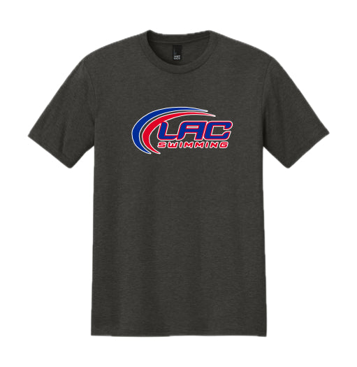 LACSH008 - 05 Heather Charcoal Short Sleeve Tee