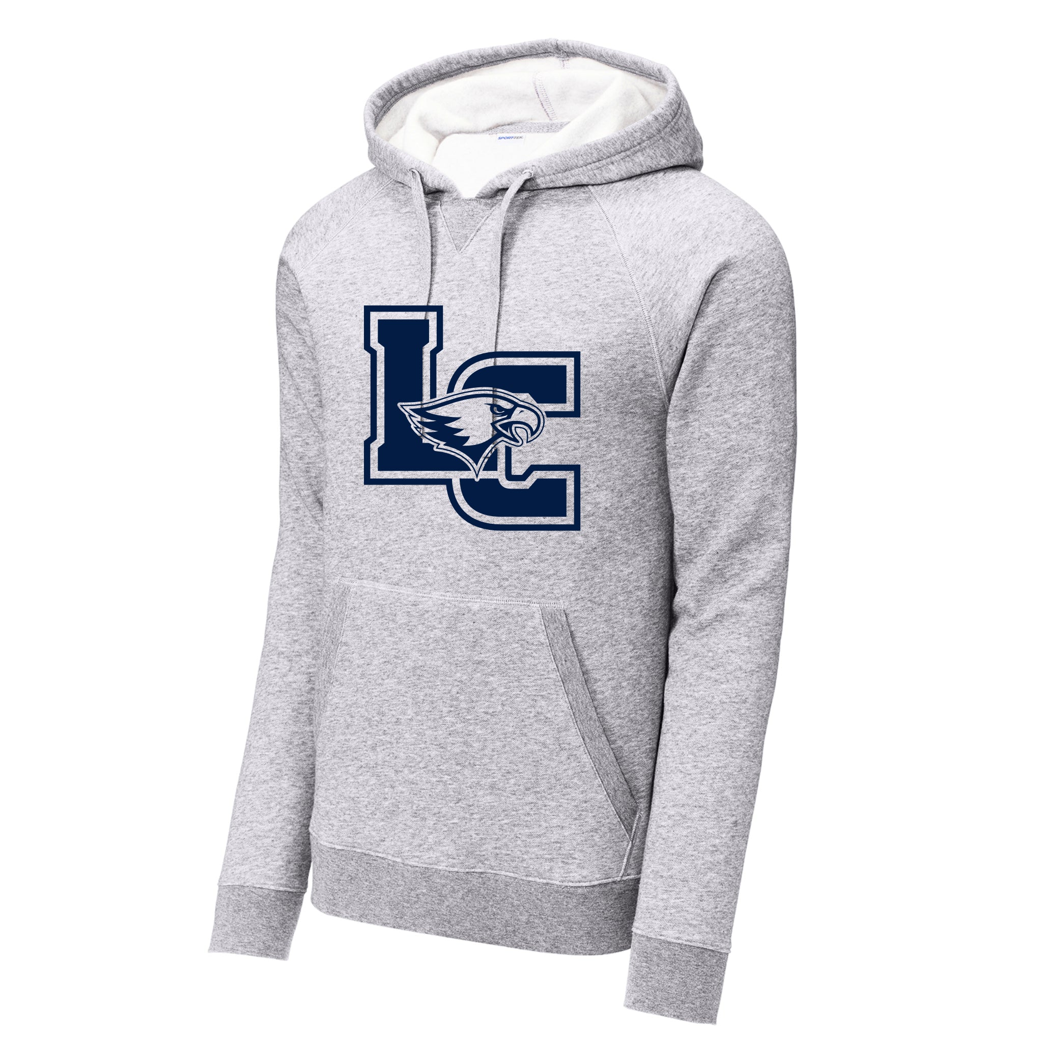 LCS010 - Heather Grey LC Eagles Hoody