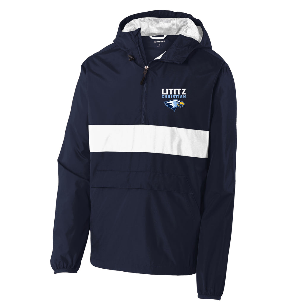 LCS011 - Navy/White LC Rain Jacket