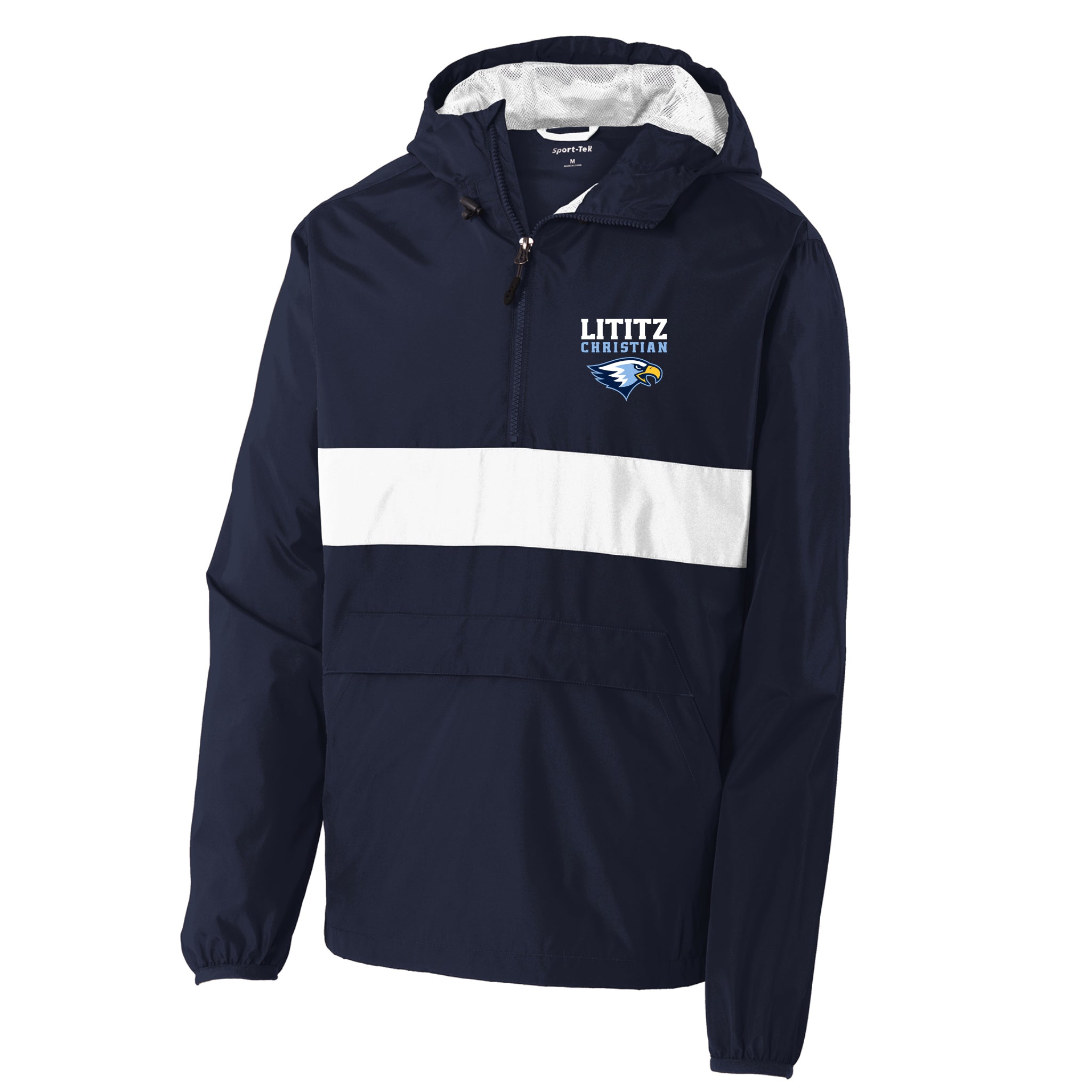 LCS011 - Navy/White LC Rain Jacket