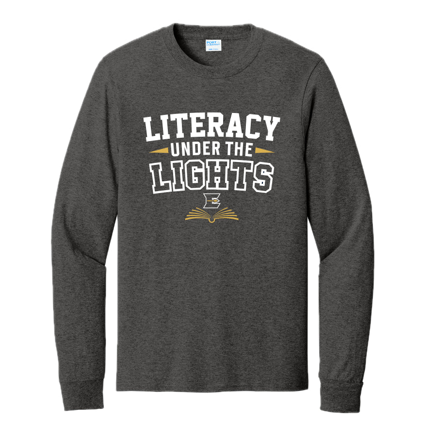 ELITSH01 - Dk Heather Grey Long Sleeve Tee