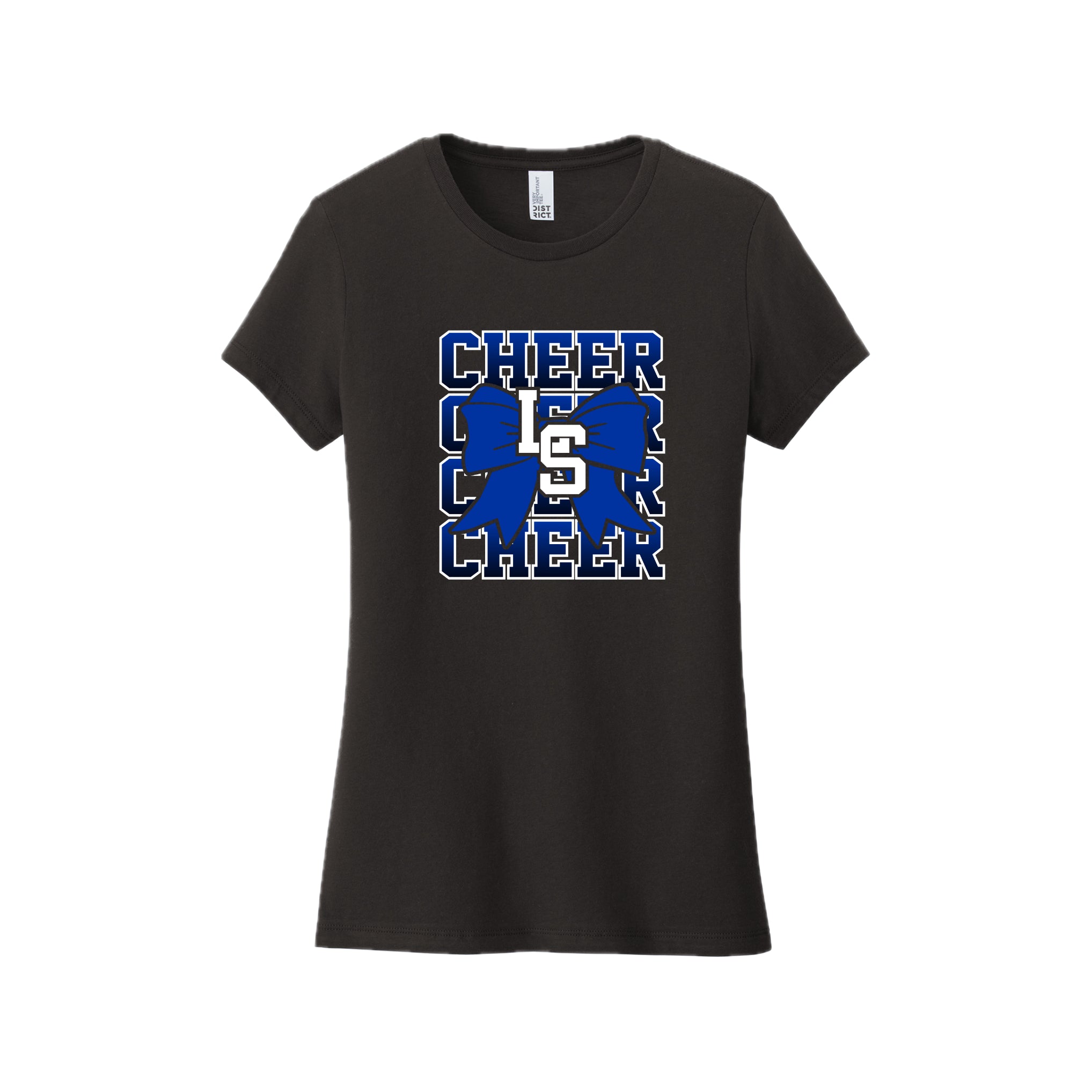 LSCH02-01 Women's Black Short Sleeve Soft Tee