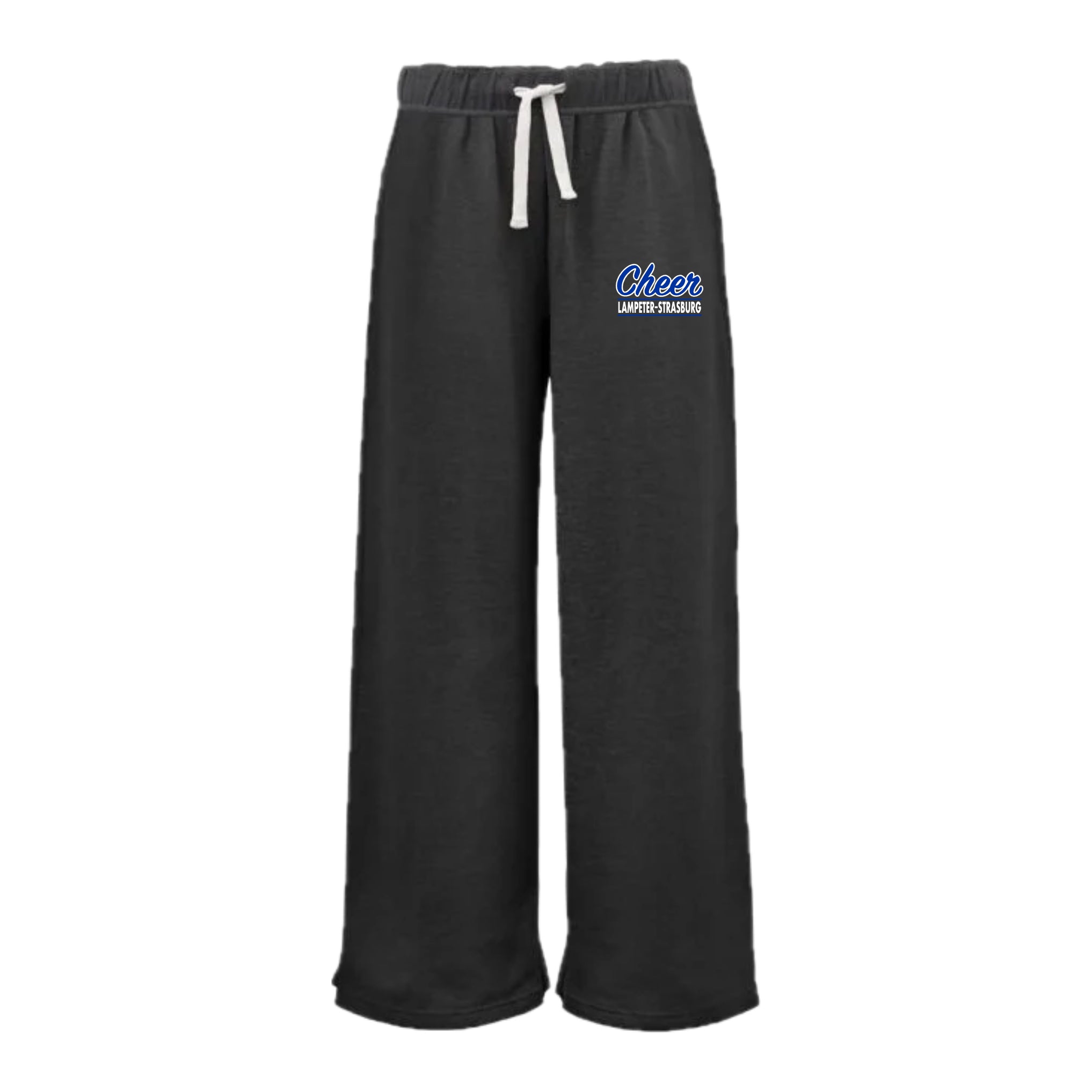 LSCH02-27 Women's Black Wide Leg Sweatpants