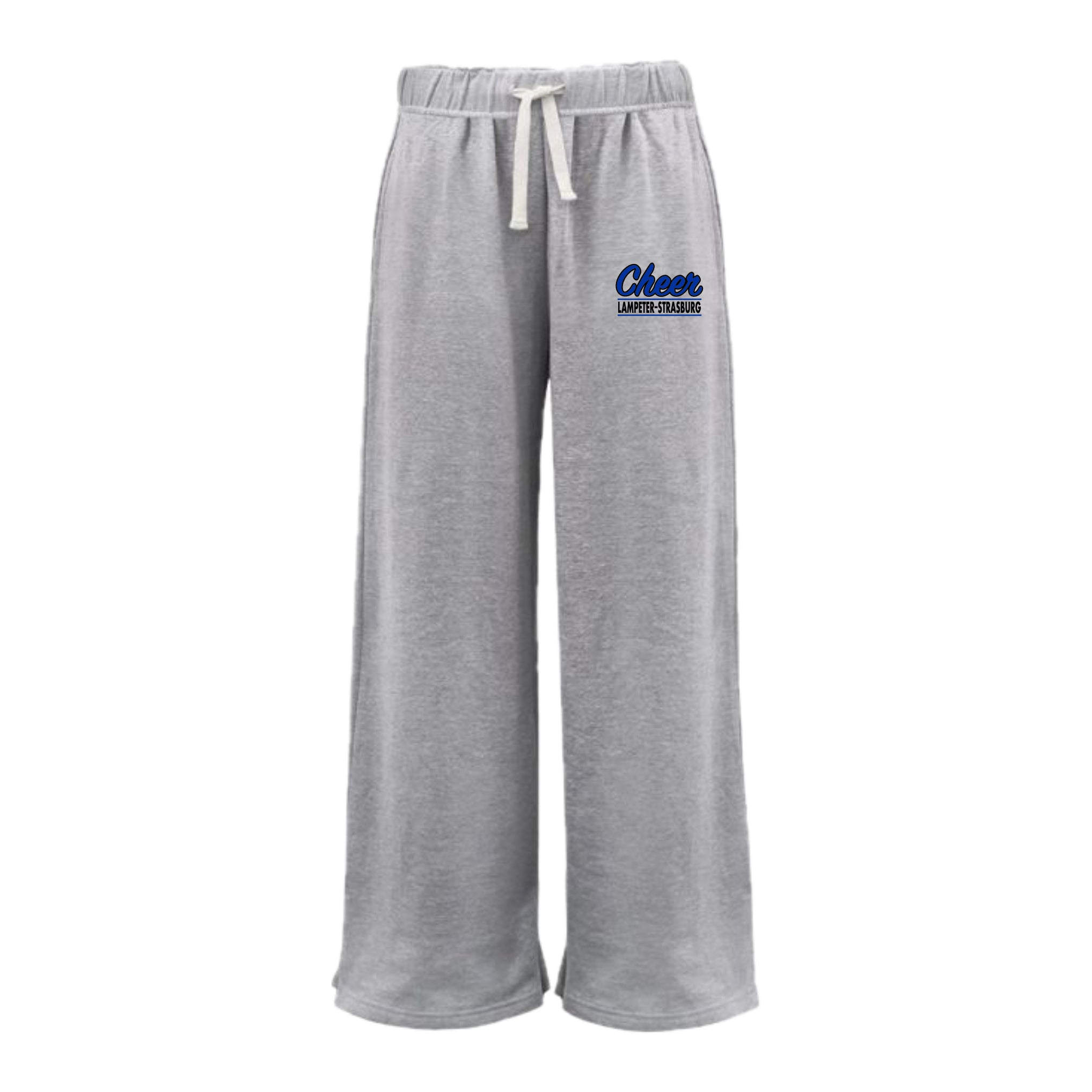 LSCH02-28 Women's Grey Wide Leg Sweatpants