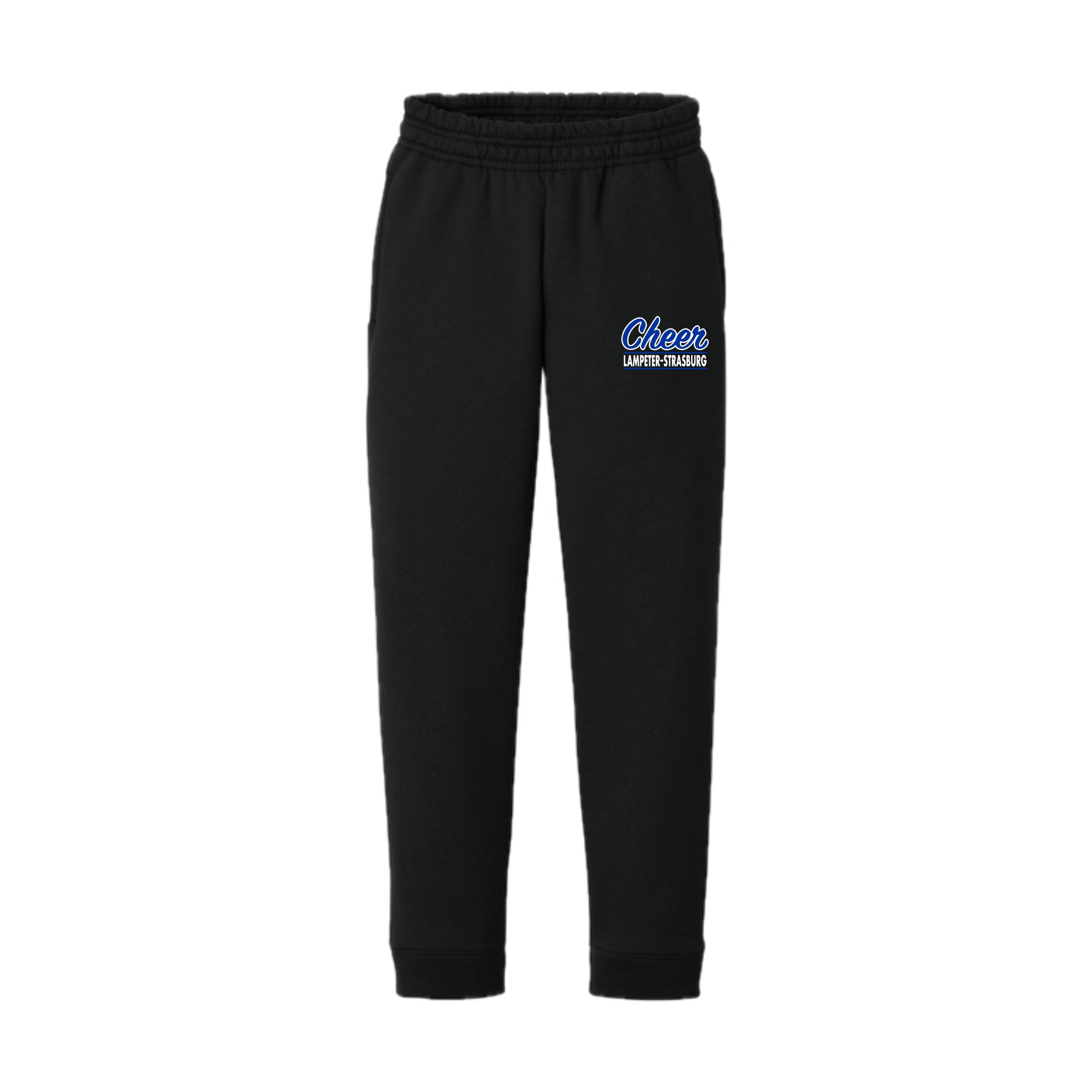LSCH02-29 Youth Black Fleece Joggers
