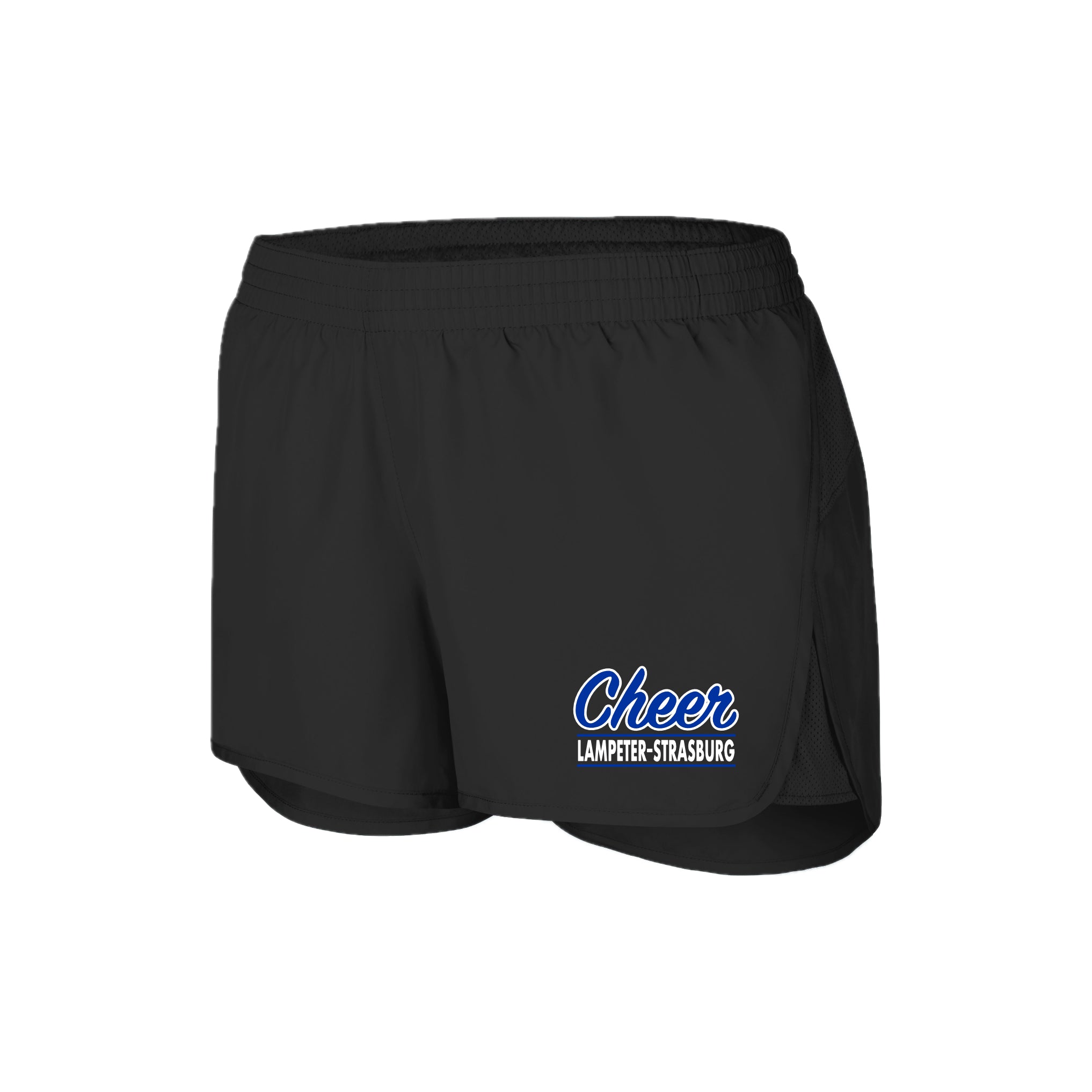 LSCH02-31 Ladies/Girls Black 3 1/2 inch short