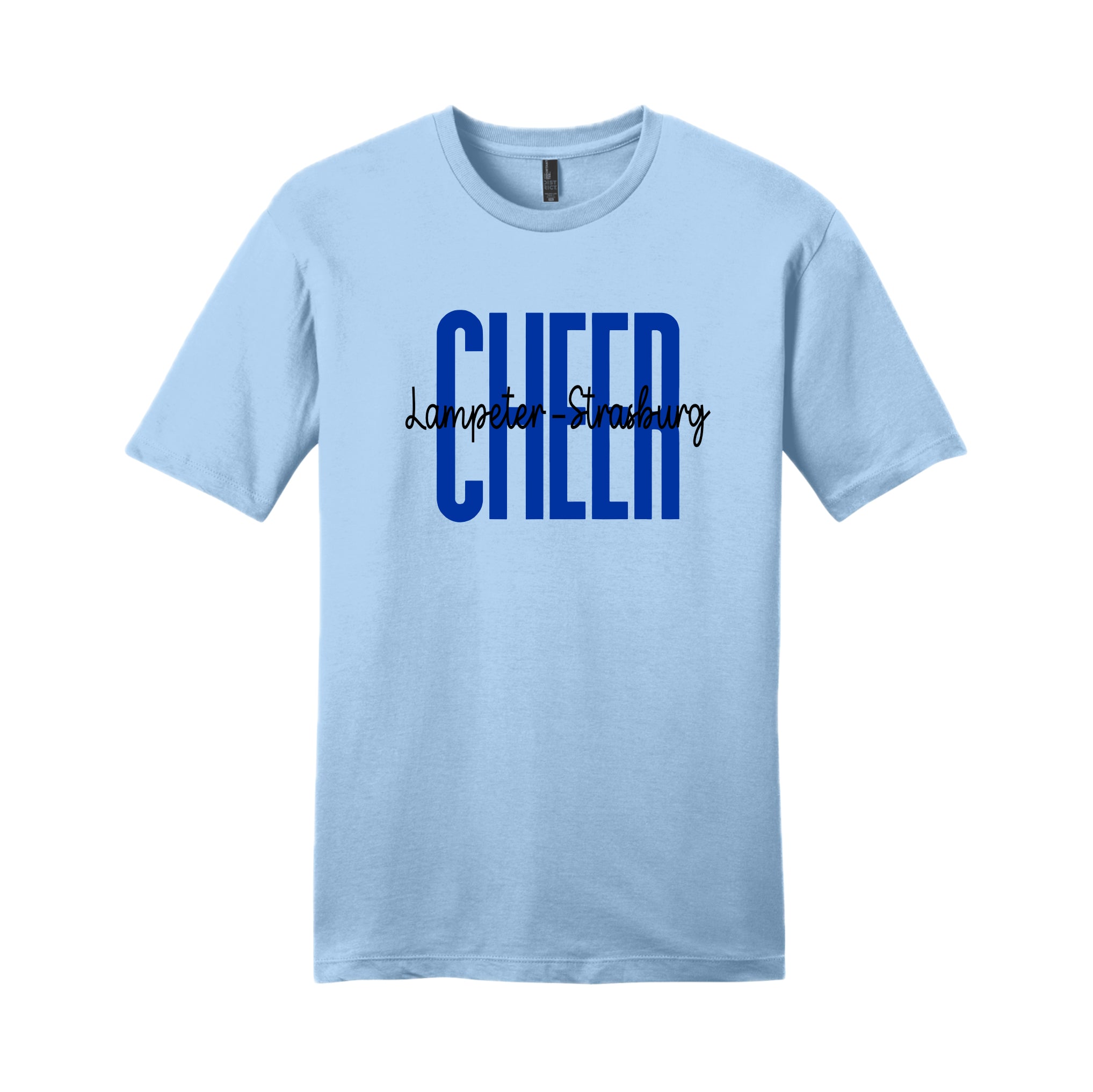 LSCH02-05 Ice Blue Short Sleeve Soft Tee