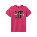 LSCH02-08 Pink Youth Short Sleeve Soft Tee