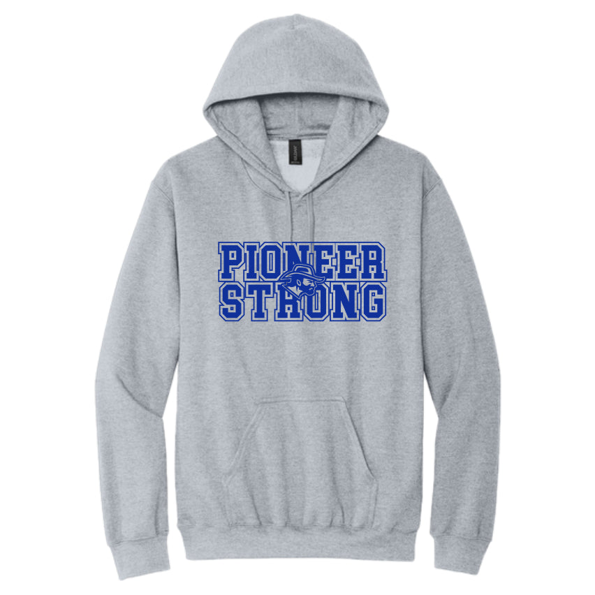 PSSH003-12 Grey Hooded Sweatshirt