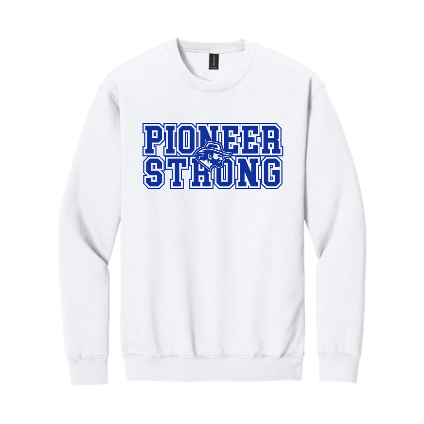 PSSH003-14 White Crewneck Sweatshirt