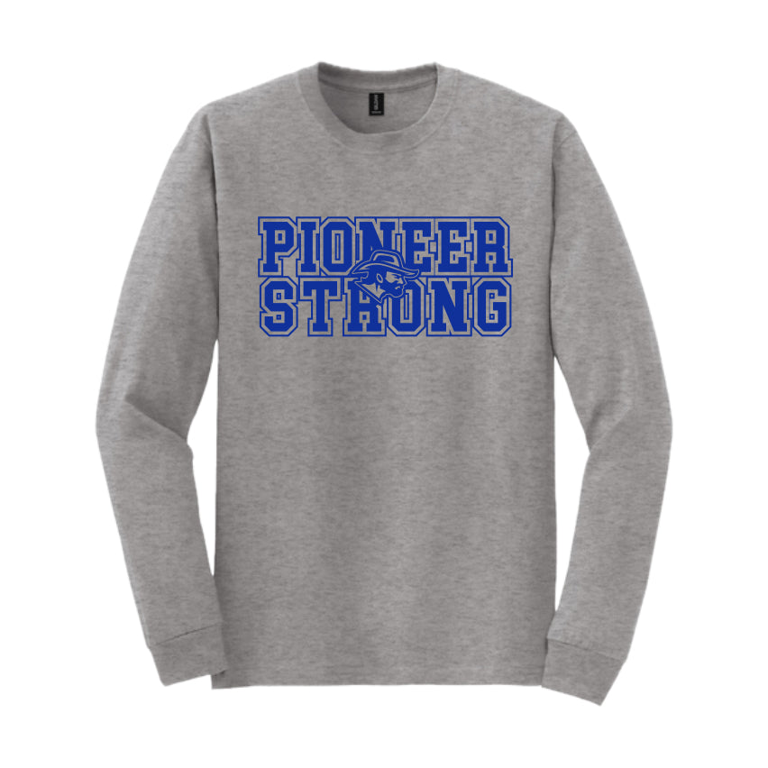 PSSH003-08 Grey Long Sleeve T-Shirt