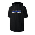 LSBSH03 - 22 Black Short Sleeve Performance Fleece Hoodie