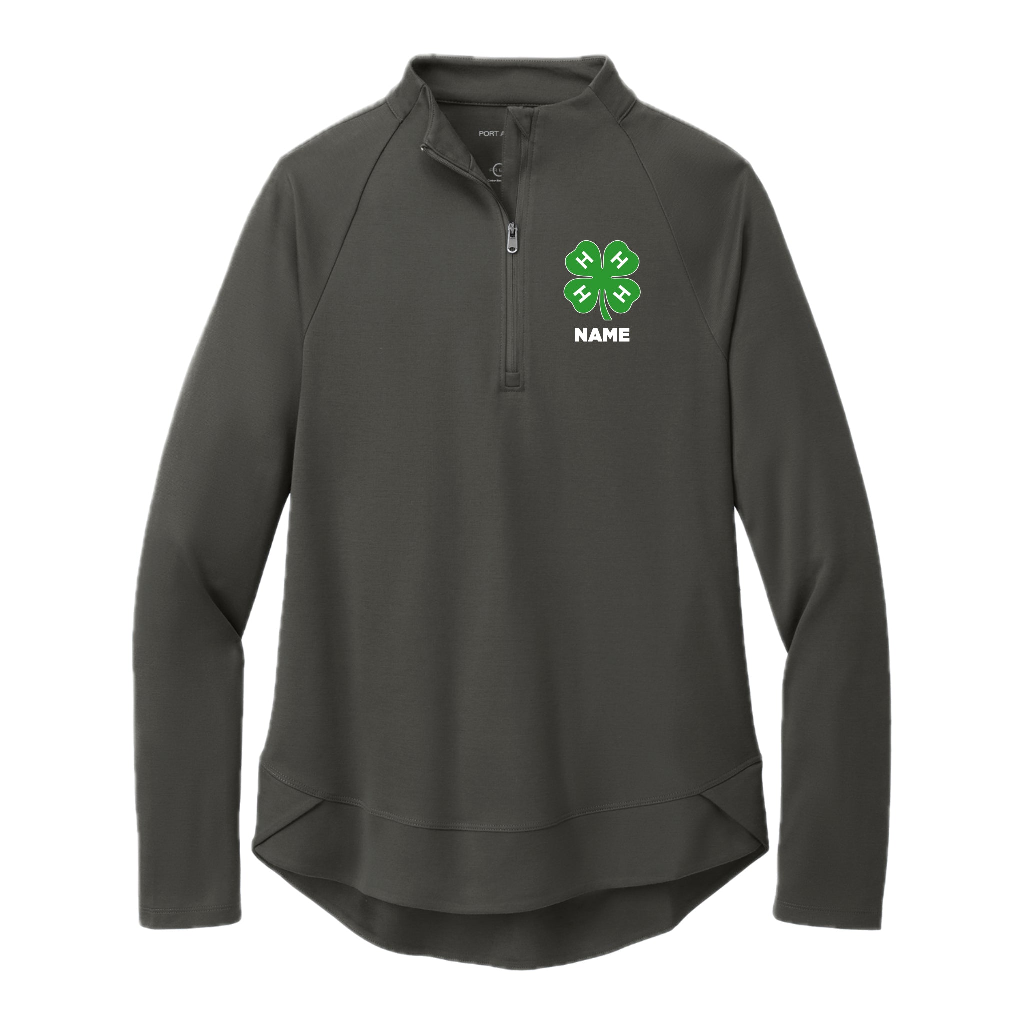 J4HC-07  Ladies Logo 1/4 Zip