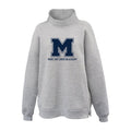 MACA106 - Womens Grey Oversize Mockneck