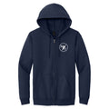 SCELSH01-15 Navy MT Logo Full Zip Sweatshirt