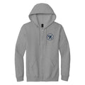 SCELSH01-16 Sport Grey MT Logo Full Zip Sweatshirt